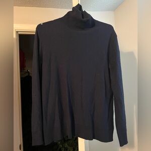 100% Cashmere Navy Sweater